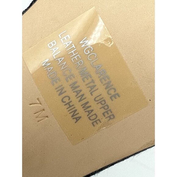 Guess Black Strappy High Heel Sandals With Silver Buckle Accents Size 7M - Picture 7 of 7